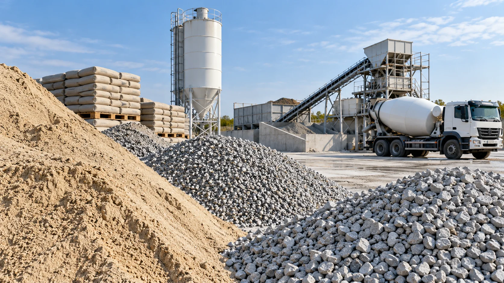 Beton santrali kapasitesini &uuml;retim ihtiyacına g&ouml;re se&ccedil;me